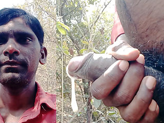 Rajesh Playboy 993 Public Outdoor Masturbation Big Cock Outside Flashing Handjob and Cumming in the Jungle