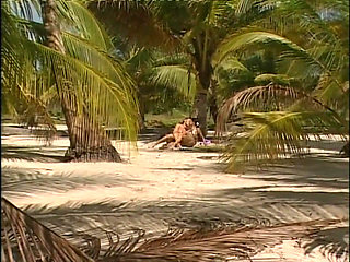 Love on the beach...pussy licking pussy fucking, orgasm in mouth