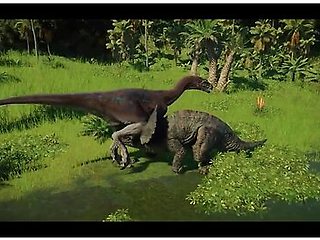 T Rex Vs Giga Vs Spino Vs Therizinosaurus - Jurassic World Evolution