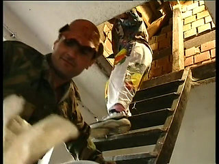 Short hair mature slut rides guy's big and hard prick