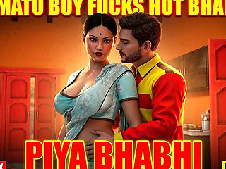 Unsatisfied Desi Bhabhi Takes Huge Black Cock from African Pizza Boy – Hot Hindi Sex Video