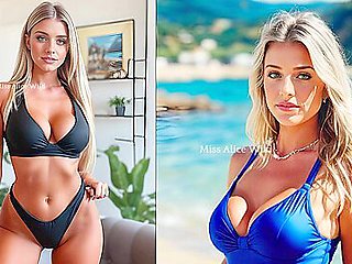 Busty Beautifull Blonde Chrismas Sex Alice Wild