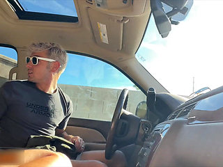 Hot Guy Caught Having Sex in the Driver's Seat
