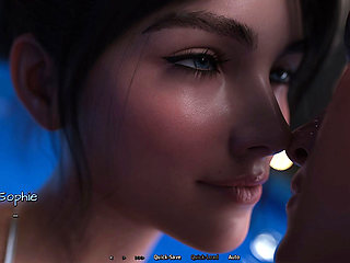 Summer Heat Ep05 by Naughty Fox Games - Two Hot Girls in Bikini Kissing Lucky Dude