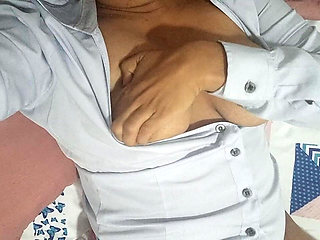 My Little Masturbation in Bed with Spurting Orgasms