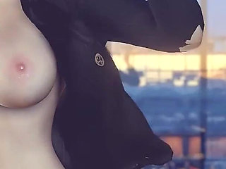 This Girl with Big Video Is Dedicated to the Elite of the Workplace.