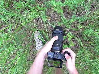 POV! Filled This MILF's Ass with Cum in the Park!