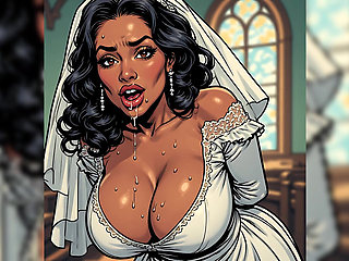 Sexy Indian Women in Church (ai Art)