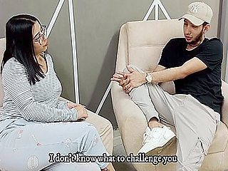 Game Between Horny Stepbrothers Ends In A Delicious Blowjob At Home Alone - Porn In Spanish