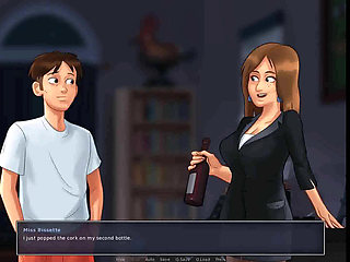 Summertime saga: college guy is having sex with his French professor in her office ep 120