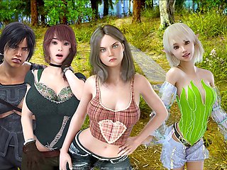 Sweetheart goes on an uncensored adventure in anime style