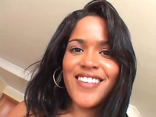 Young ebony with a great ass gets hard anal fuck on the veranda