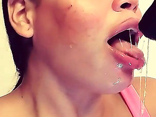 Fishing Throat I Destroy My Throat with Toys up to My Balls