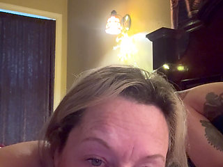 Mature Wife Plays with Food and Cock