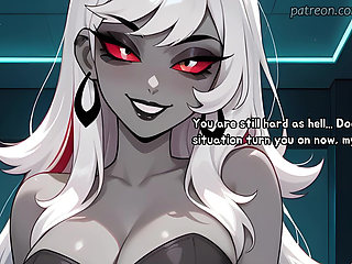 Carmilla Carmine caught her employee masturbating in the office (Dildo JOI)