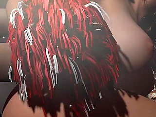 Cheerleader Doggy Style Sex on Livestream