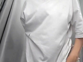 Stunning girl loves to tease you in the locker room