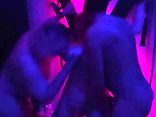 Hardcore BDSM Gangbang. Men Fuck Woman Tied to Chains and Bed.gangbang.