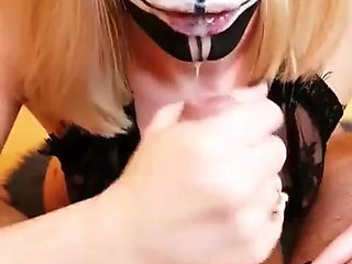 Teen Sucking Dick on Halloween