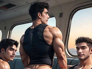 Dangerous Gay Anal Sex On A Stuck Cable Car. Cumming In Their Little Asses High Up