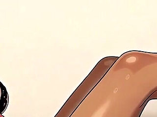Beauty Anna in Blowjob and Gloryhole Footjob! Anime Hentai