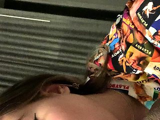 Amateur girlfriend blowjob on webcam