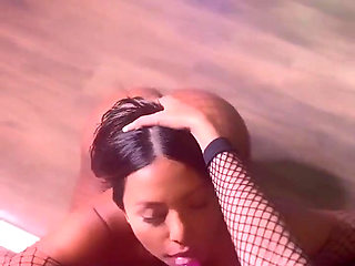 Fishnets Butt Plugs and Fucking My Best Friend's Strap on