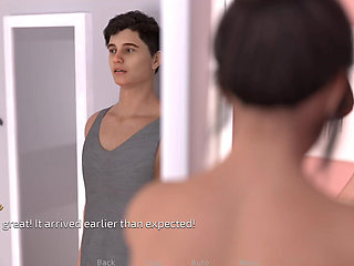 Stepbrother helped his stepsister wear a bra