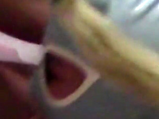 Blonde MILF with Pigtails Takes Cock and Cums in Her Mouth