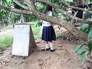 Stepdaughter Gets Punished Before School - Tight Teen Filipina Moaning