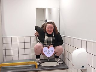 Pissing In Public Toilet Sink RISKY!!!