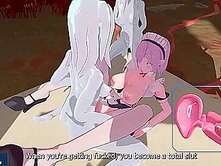 Their Bodies Are Now Adapted To Rough Sex, They Cannot Enjoy Normal Sex, Having Become Whores In Heat[eng Sub