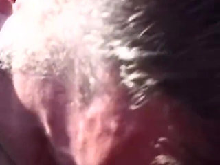 Sexy blonde milf massaged and fucked by a stranger at the riverside