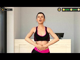 House, 3d animated, oiled massage