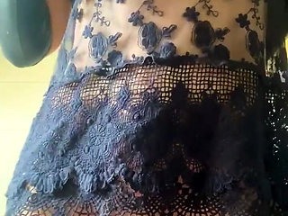 Sexy MILF Doing Little Striptease