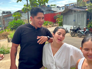 While doing a market in the street, they accidentally fell into our yards.