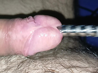 Fuck machine viplates my cock