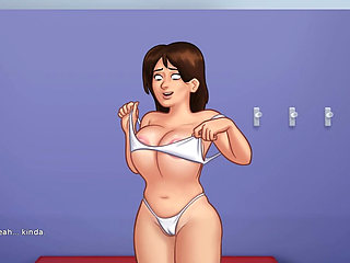 Summertime Saga - Gameplay - Roleplay - Debbie Wears Bikini