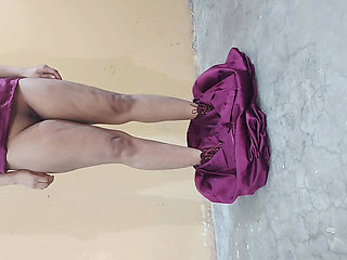 Beautiful Desi Horny Stepsister Surprised Me Showing Tits