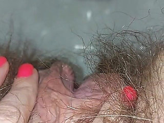 Pissing Woman in the Toilet