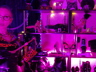 Red Rubber Fetish Femdom Latex Mistress Fetish BDSM Strap Heels Dominatrix