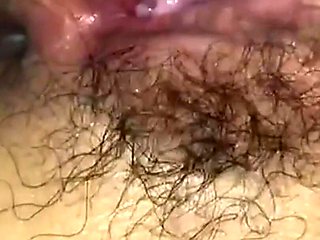 Hairy Asian Pussy Close up