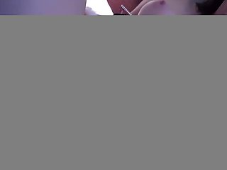 Xmas fuck and creampie with pale brunette teen