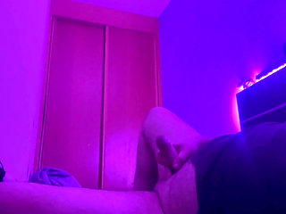 A Bear Cumming in Bed