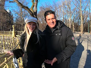 Melody Marks gets her pussy smashed in an intense interracial threesome