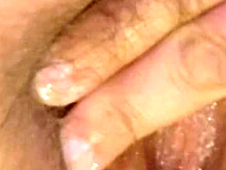 Hairy Pussy Solo Masturbation - PureCurves Moans Loud & Squirts Wet Orgasm Close Up