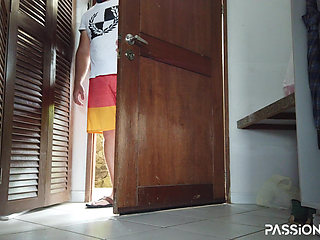 Nude Delivery - Happy Food Deliveryman