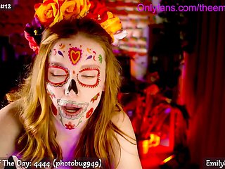 Petite amateur redheaded teen pisses and sucks cock