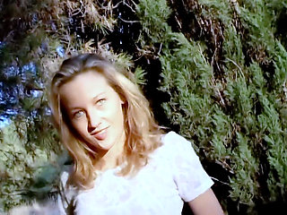 Lady-margaux Great Blonde Lady Margaux Removing Clothes in the Woods