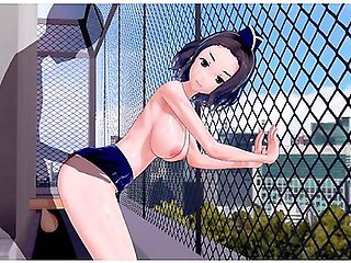Bakemonogatari Tooe Gaen Stewardess 3d Hentai